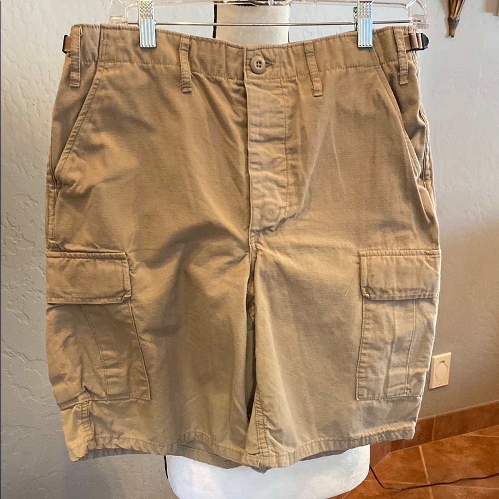 Men's Tan Cargo Shorts